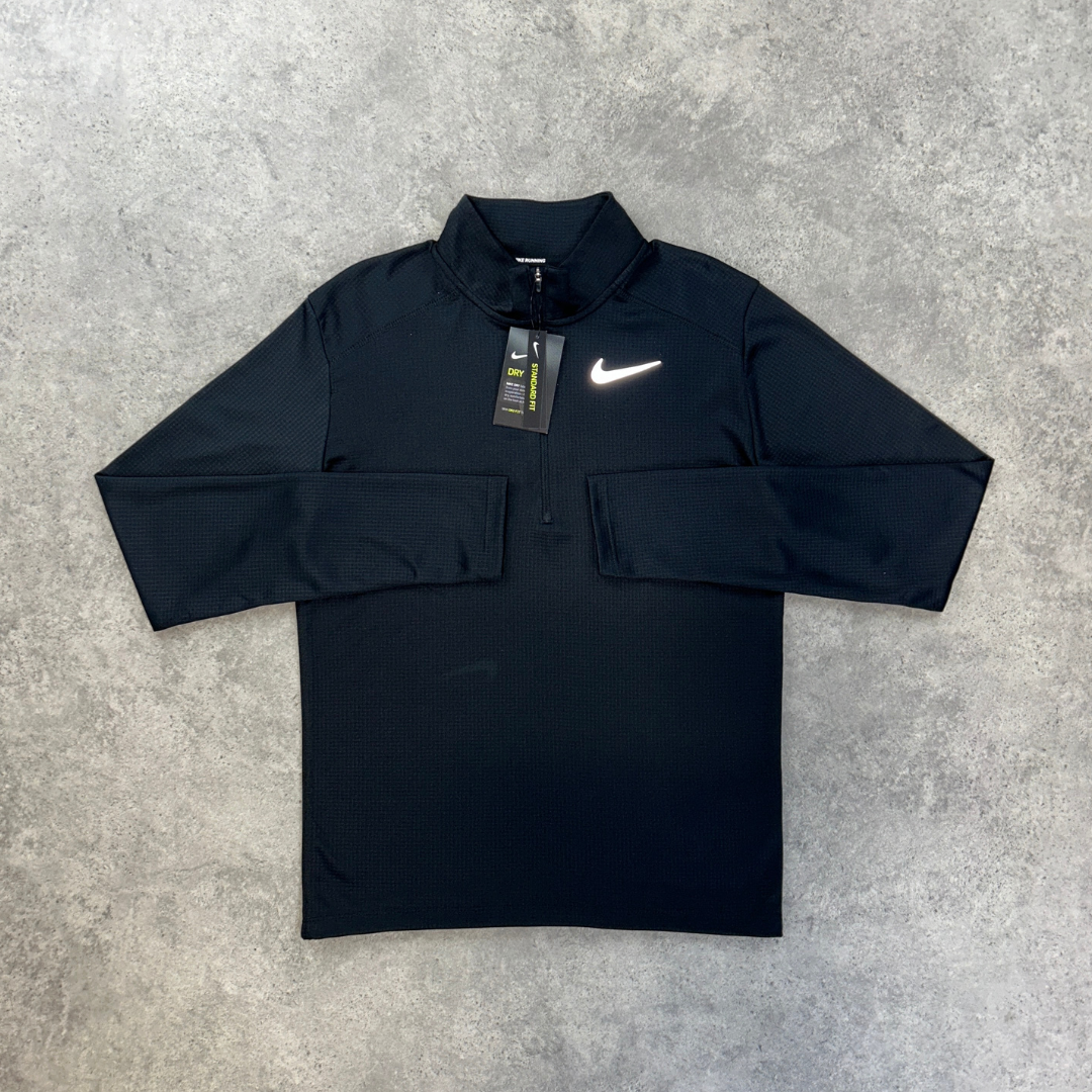 mens nike running quarter zip