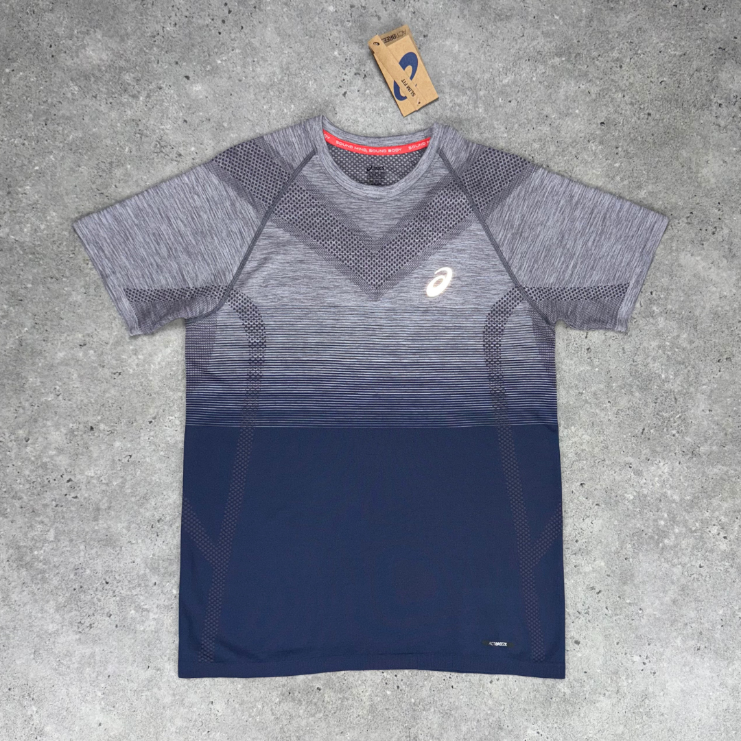 asics seamless performance set 'navy/black'