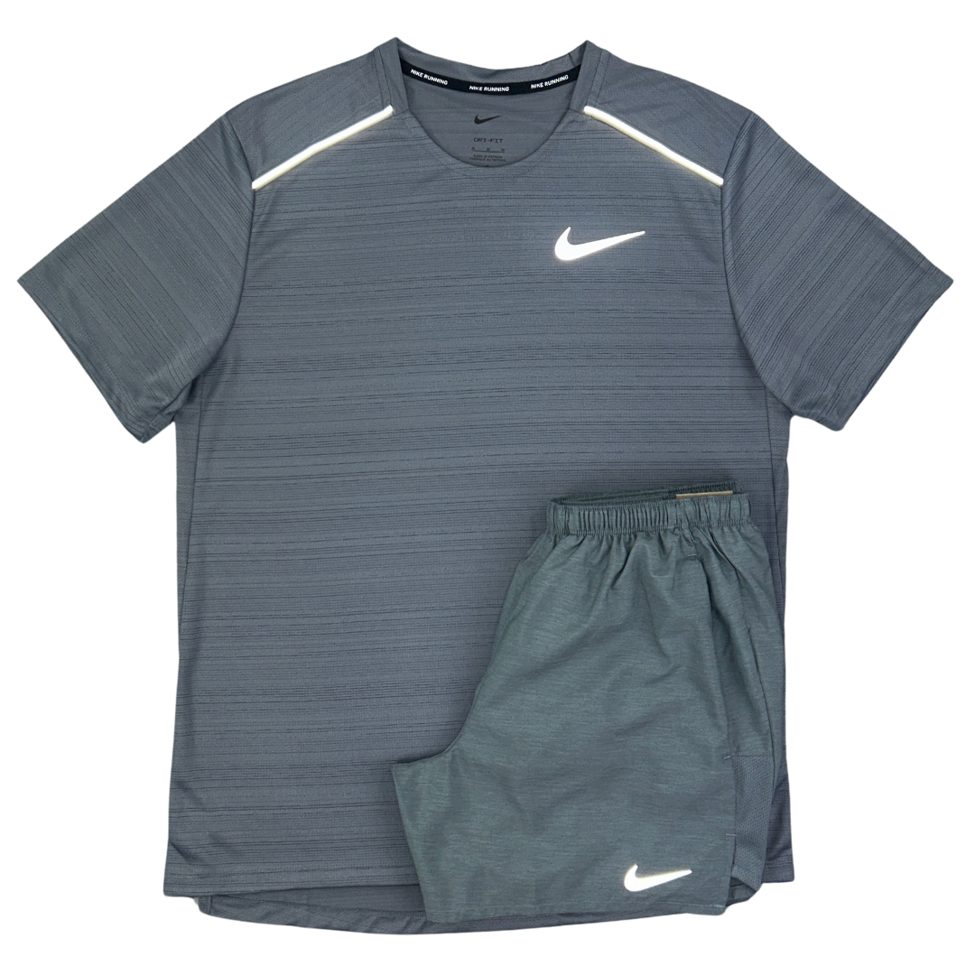 Nike miler 1.0 set 'grey'