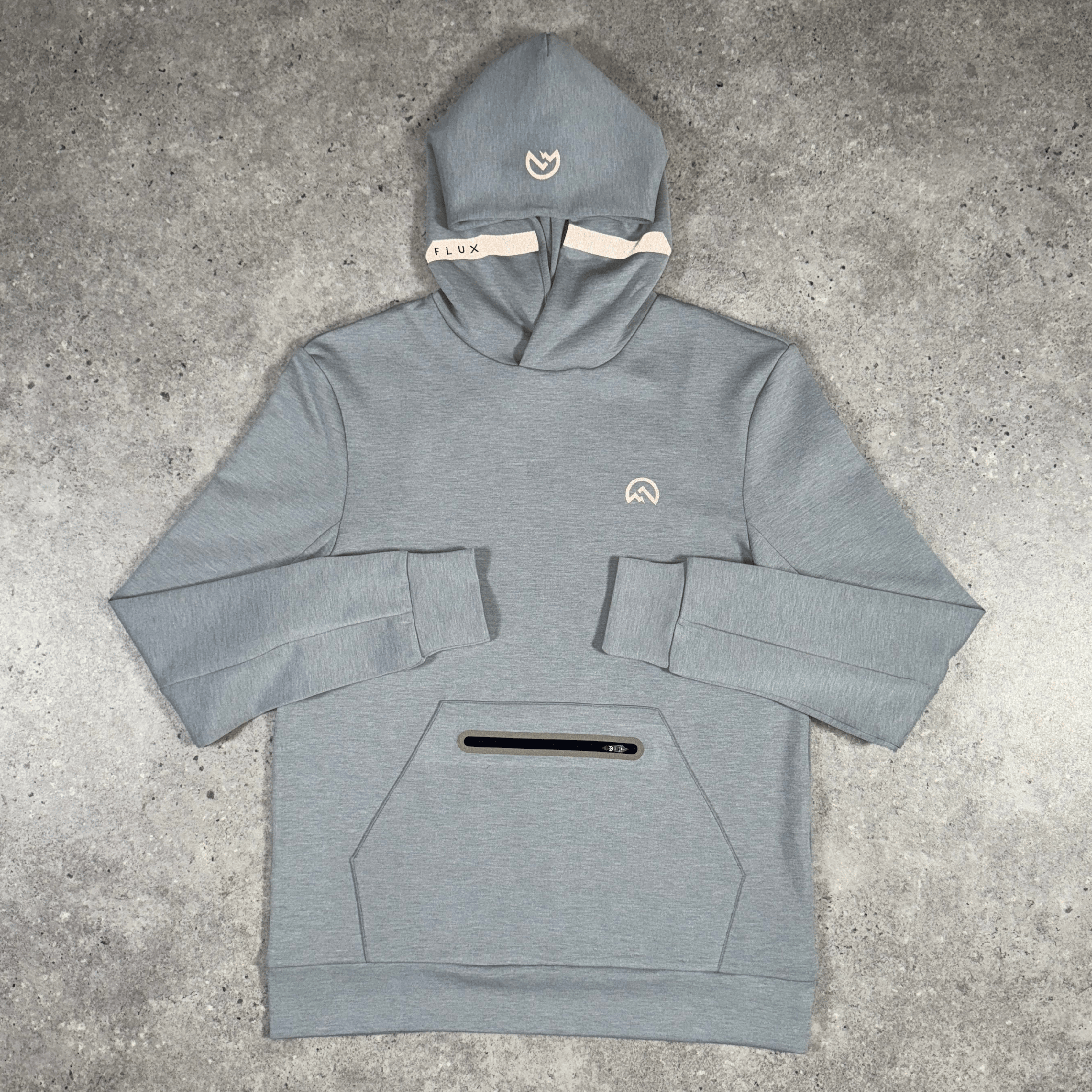 Flux velar hoodie tracksuit set 'grey'