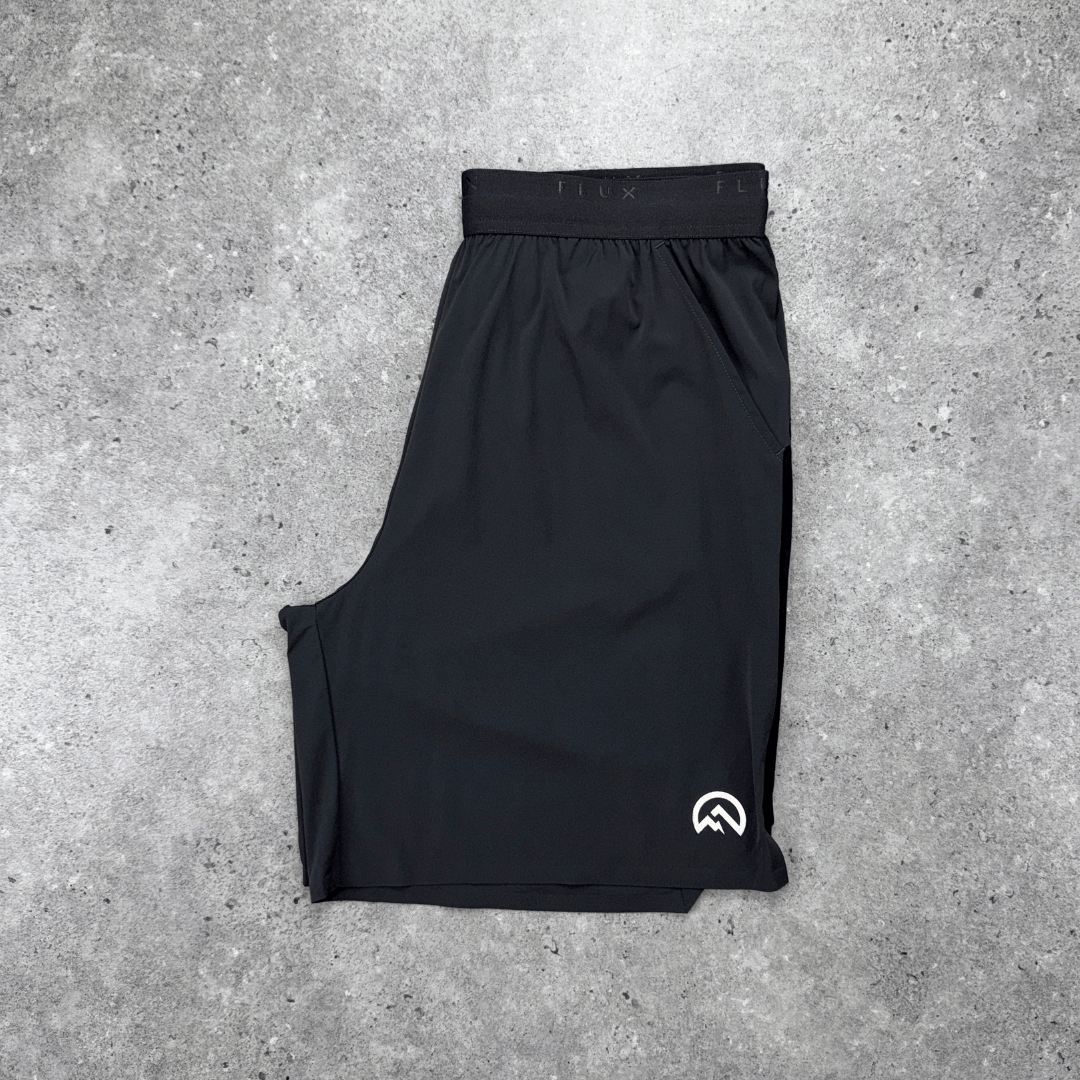 Flux Tech short 'charcoal' SS25