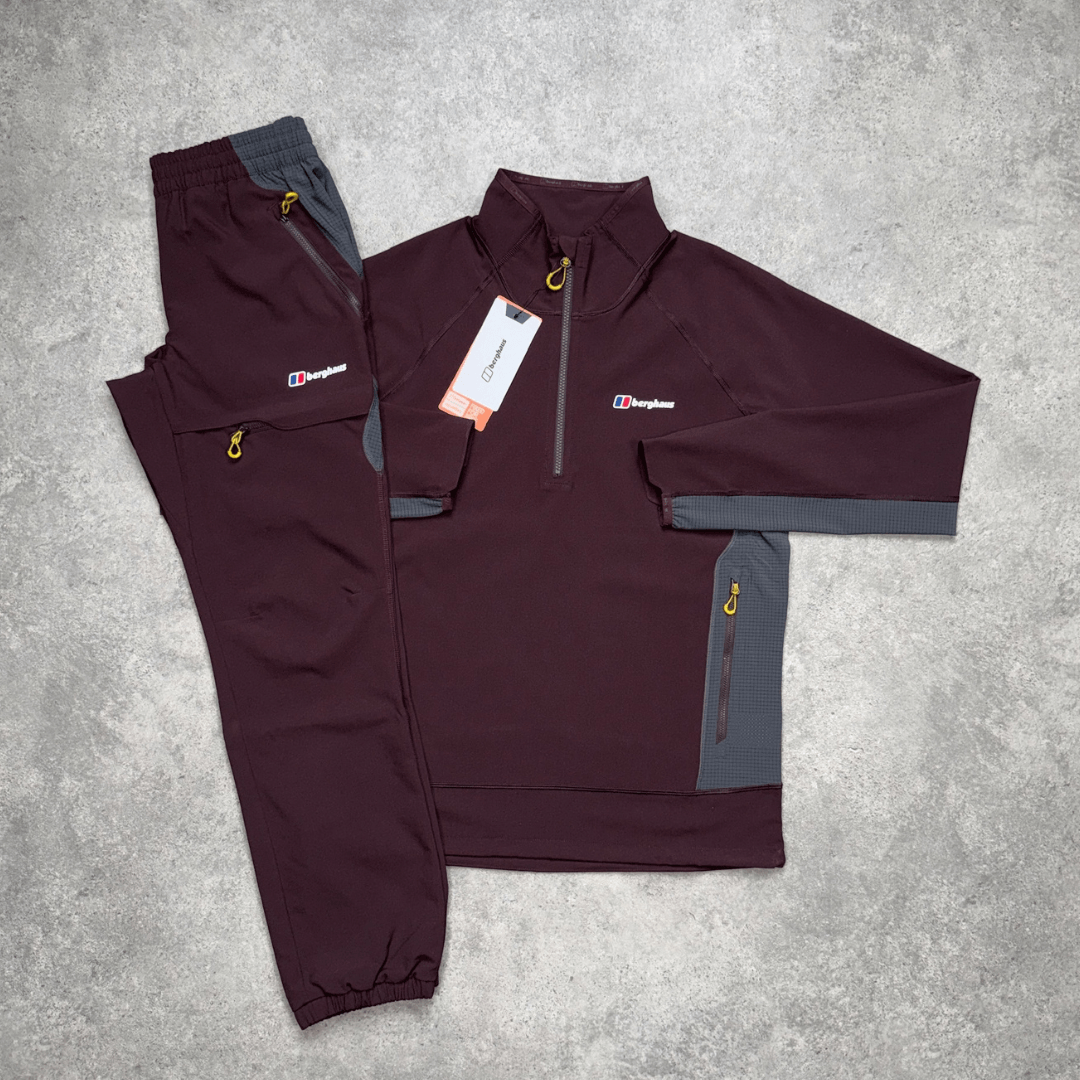 Men's Berghaus Wavertree Half-Zip Pants Set 'Chakra'
