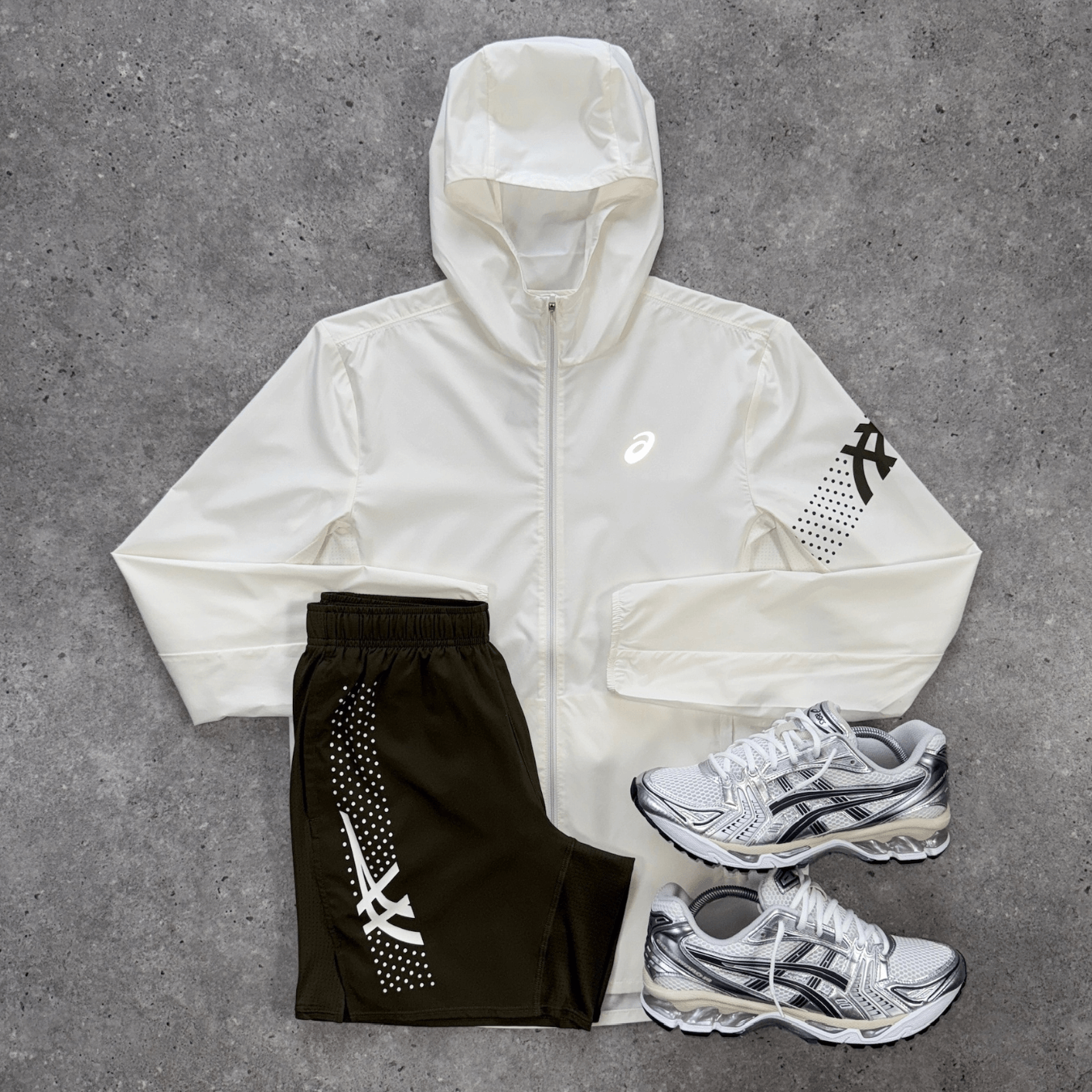 Asics icon kayano 14 set 'birch/brownstone/graphite'