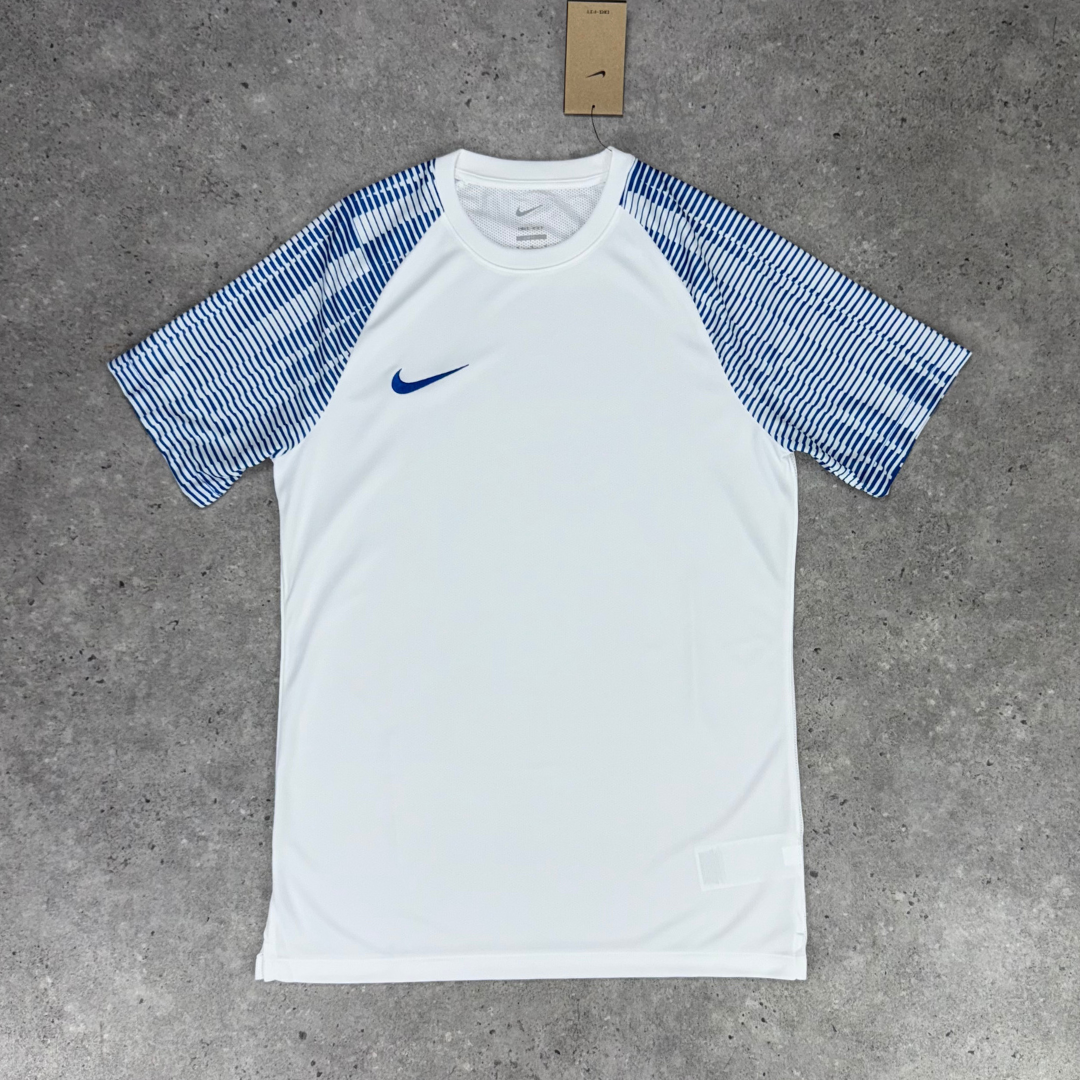 Nike academy park short set 'white/royal blue'
