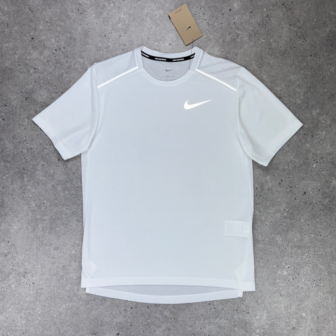 Nike miler 1.0 T-shirt 'white'