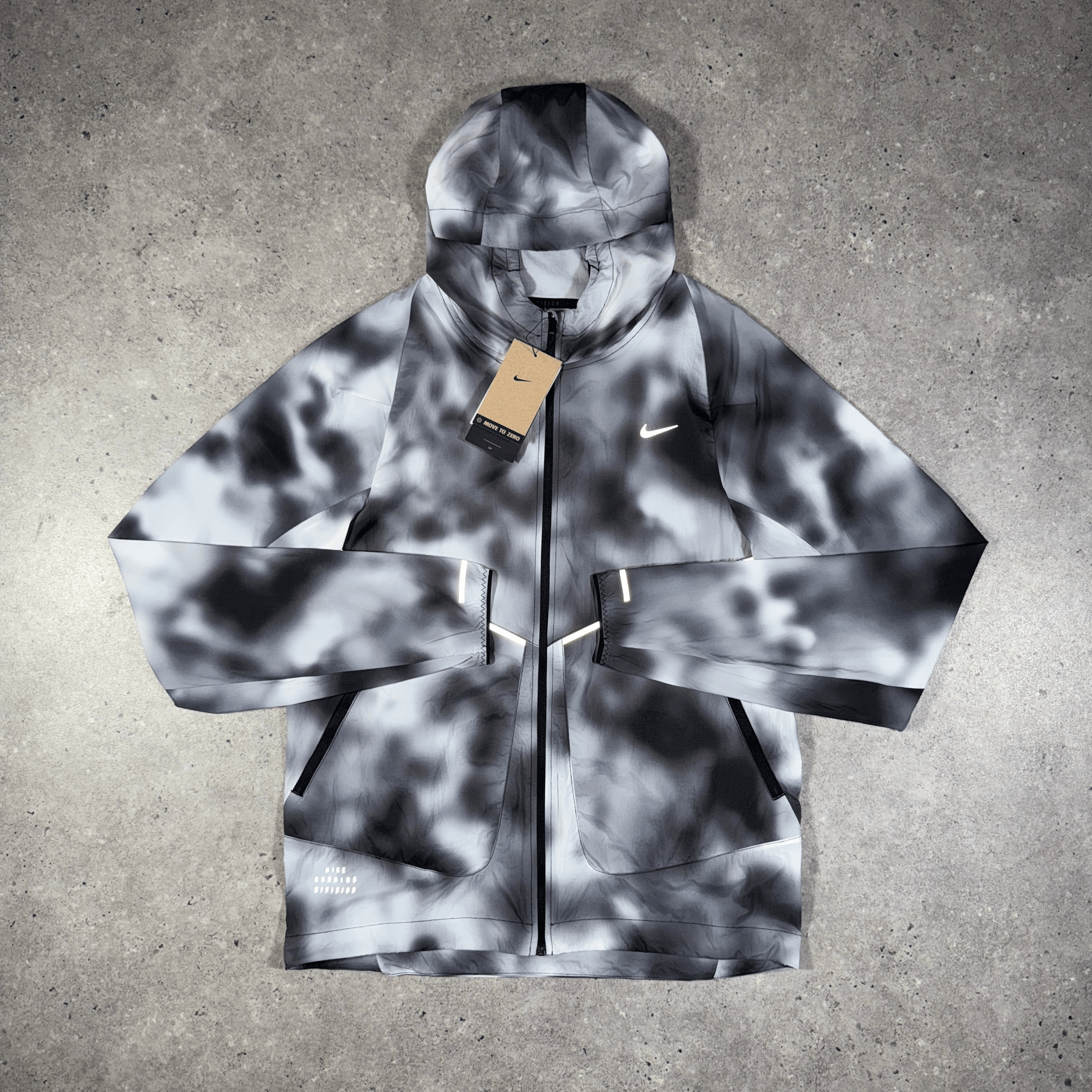 Nike run division jacket set 'black/mixed'