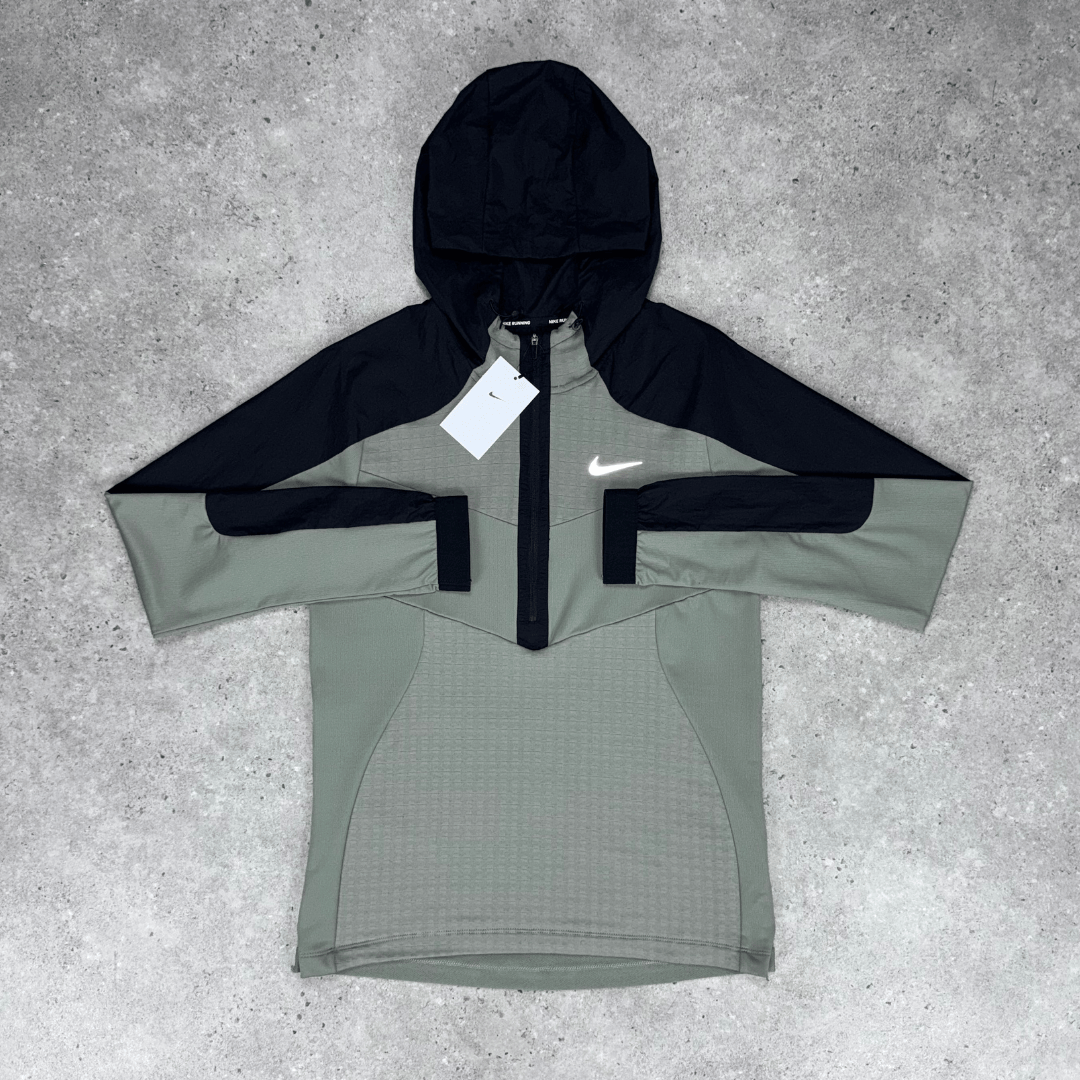 Nike 1/4 zip performance 'dark stucco'