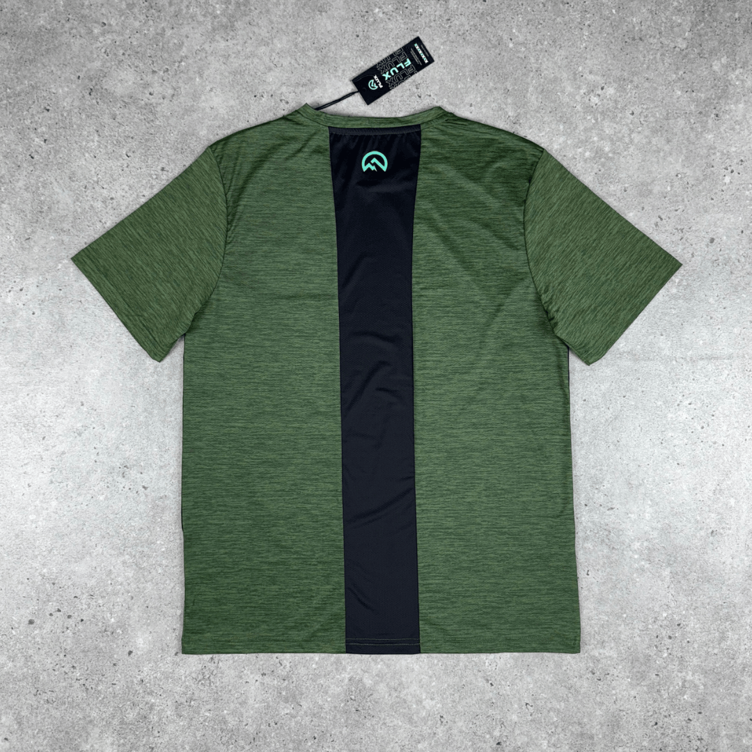 Flux contrast t-shirt set 'khaki green' SS25