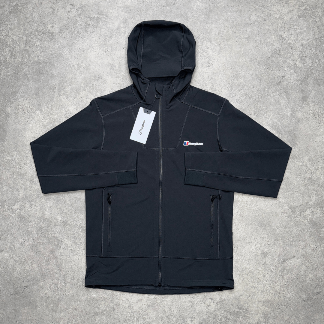 men's Berghaus Greenbank Hooded Jacket 'Jet Black'