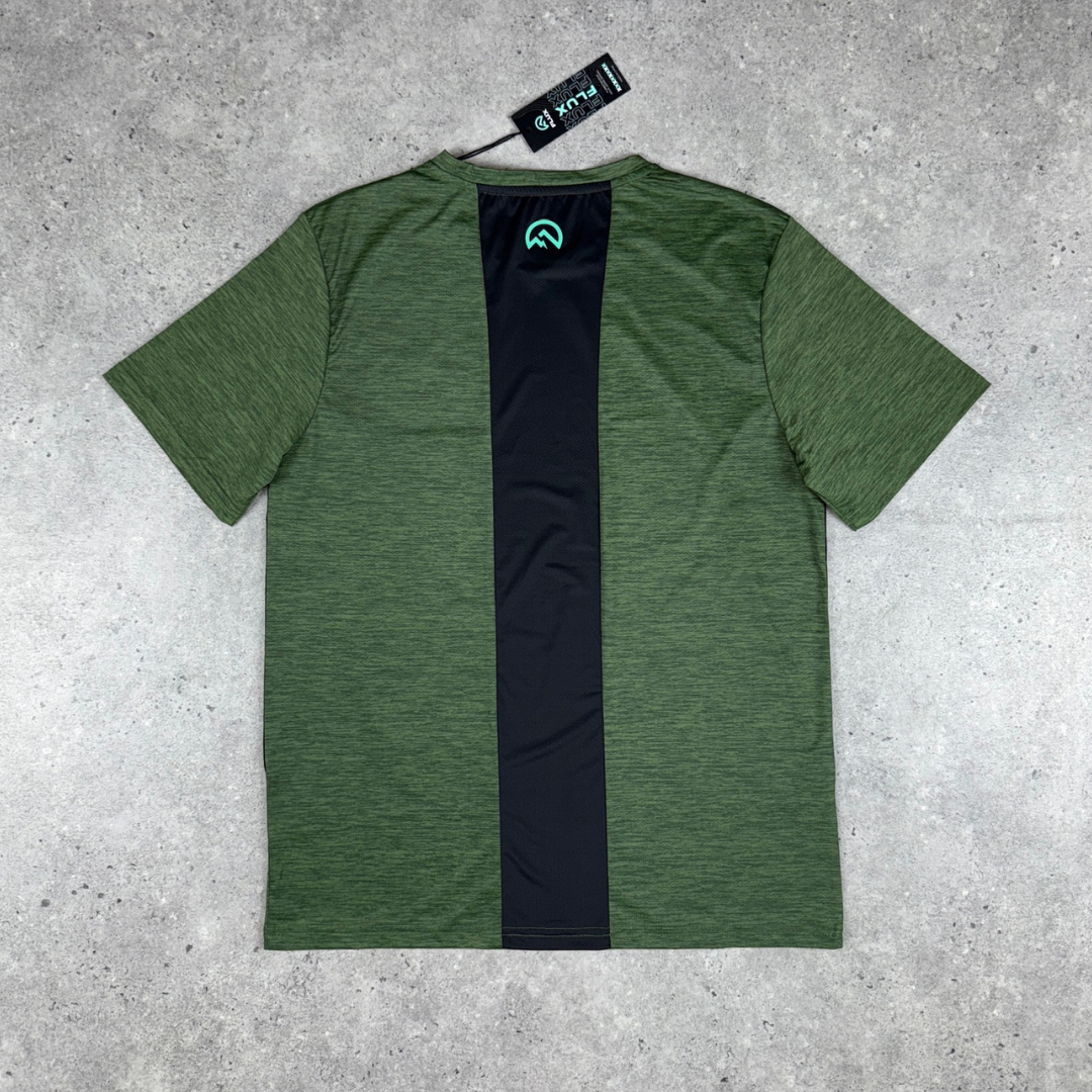Flux contrast t-shirt 'khaki green' SS25