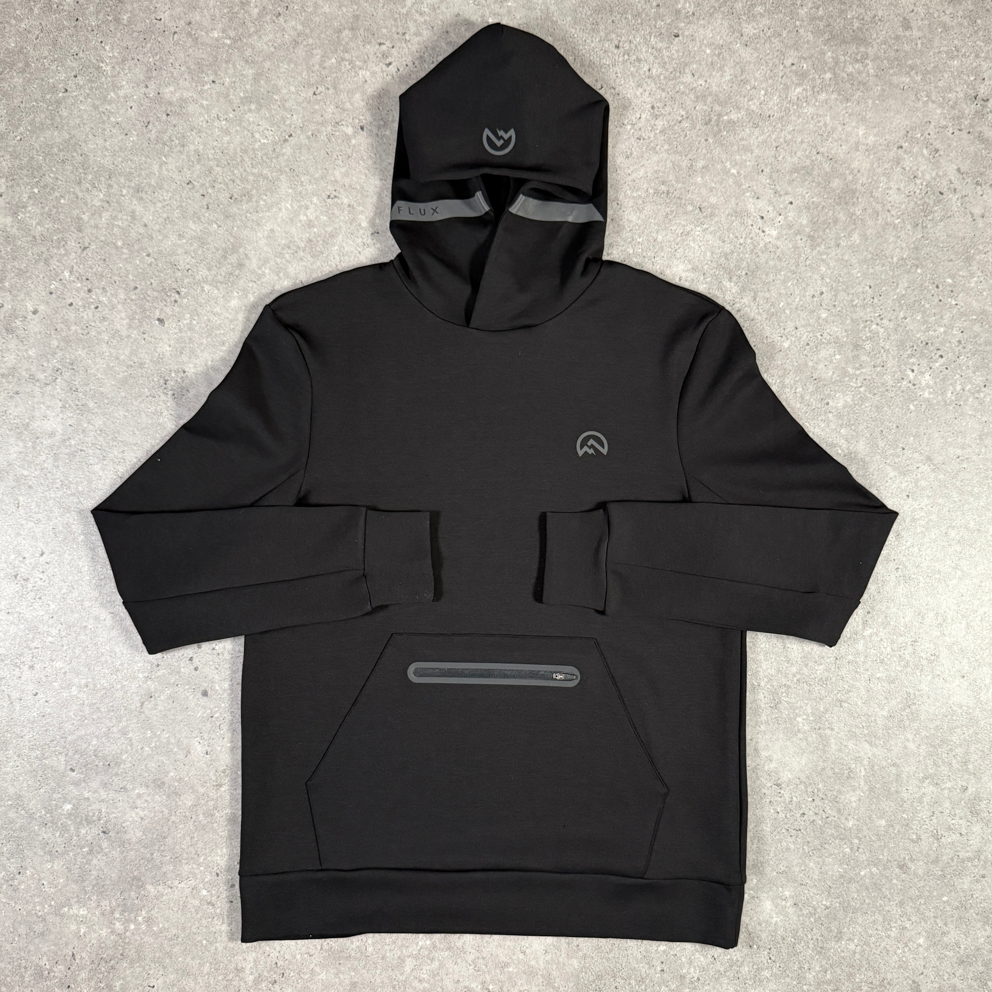 Flux velar hoodie tracksuit set 'black'