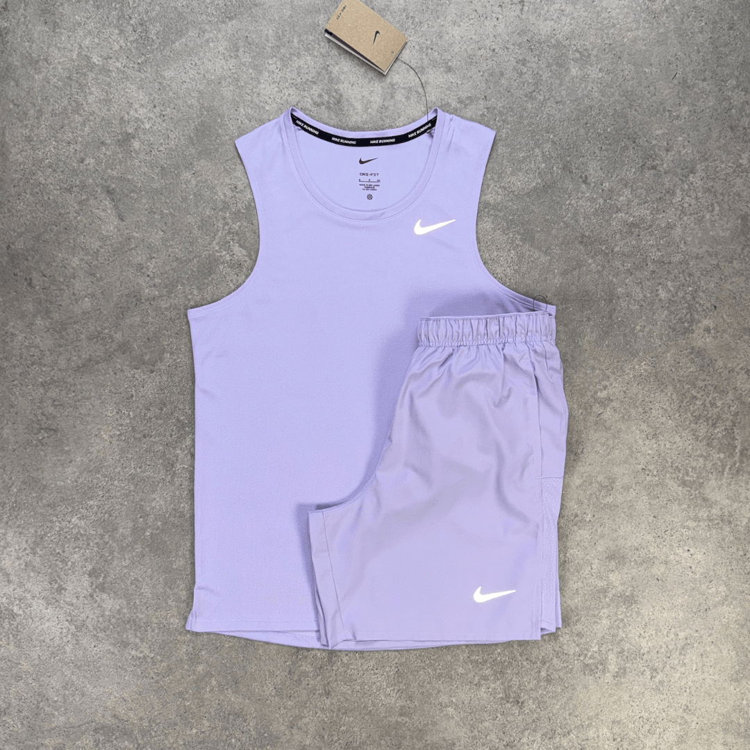Men's Nike Miler 1.0 Vest Set 'Hydrangea'