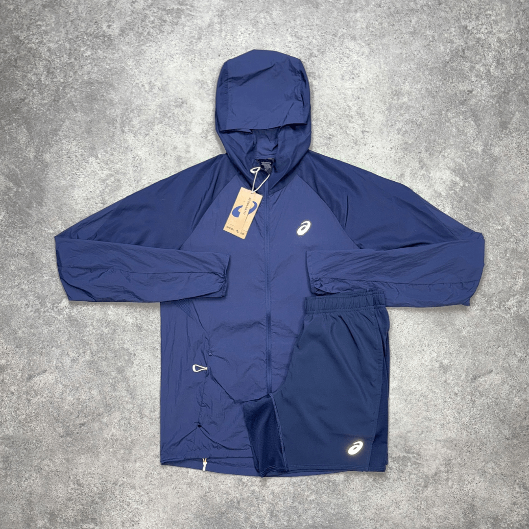 Men's ASICS Road Lightweight Shorts Set 'Midnight'