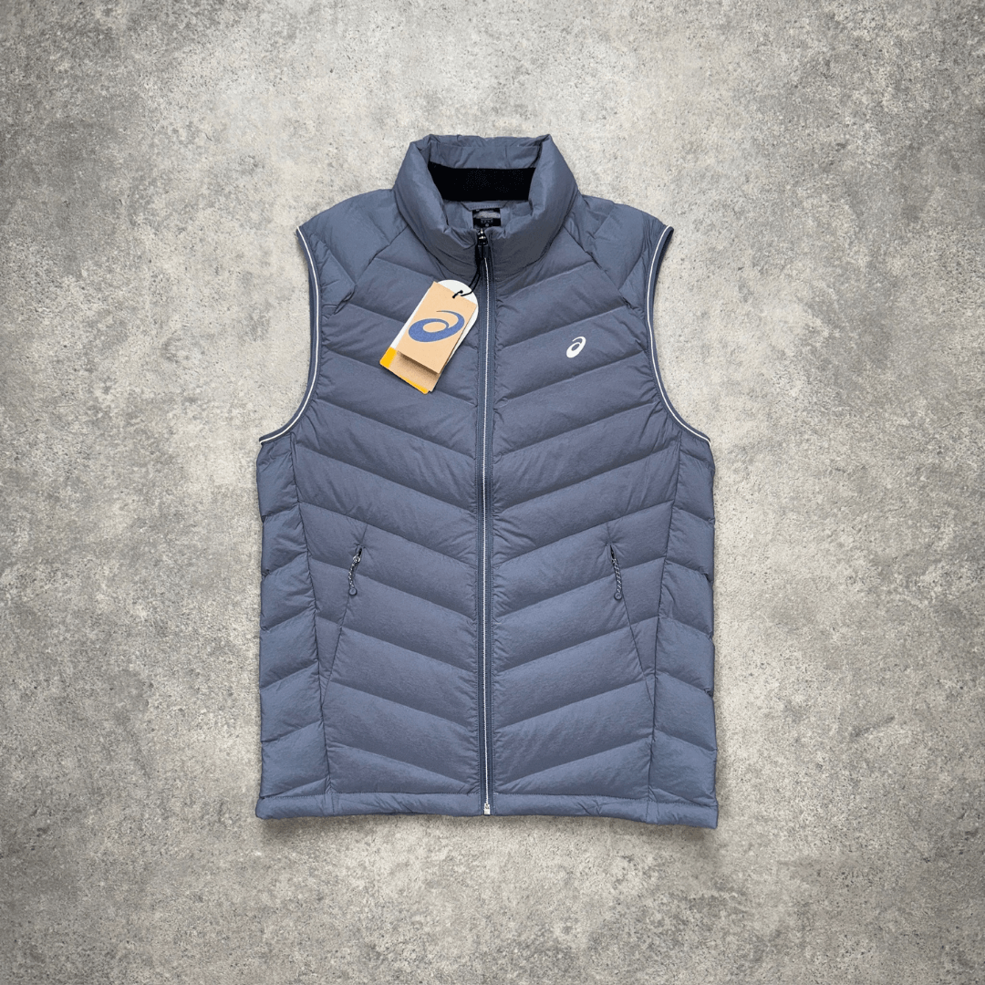 Men's ASICS Sports Gilet 'Gravel Grey'
