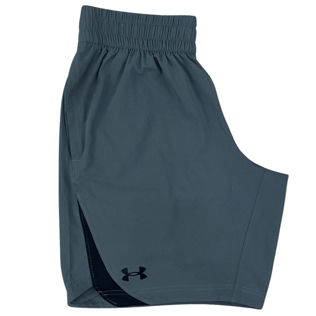 Under armour elevated woven 2.0 graphic shorts 'grey/black'