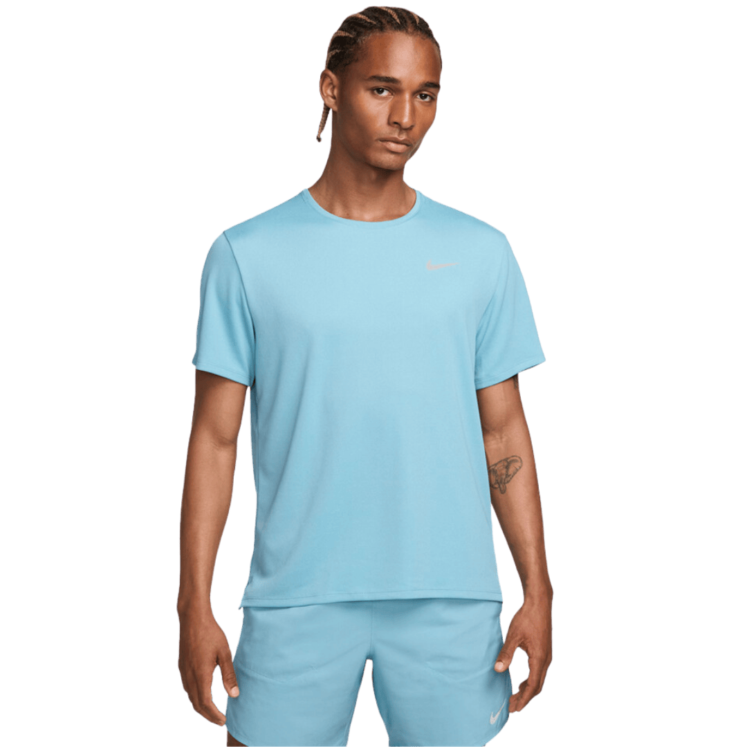 Nike uv miler t-shirt 'denim turquoise'