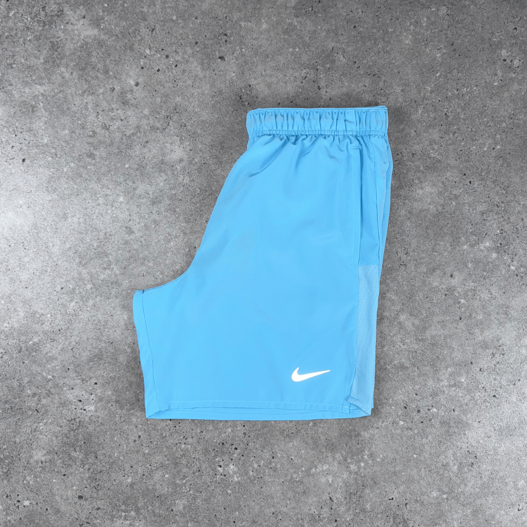 Nike windrunner 'aquarius blue' short set