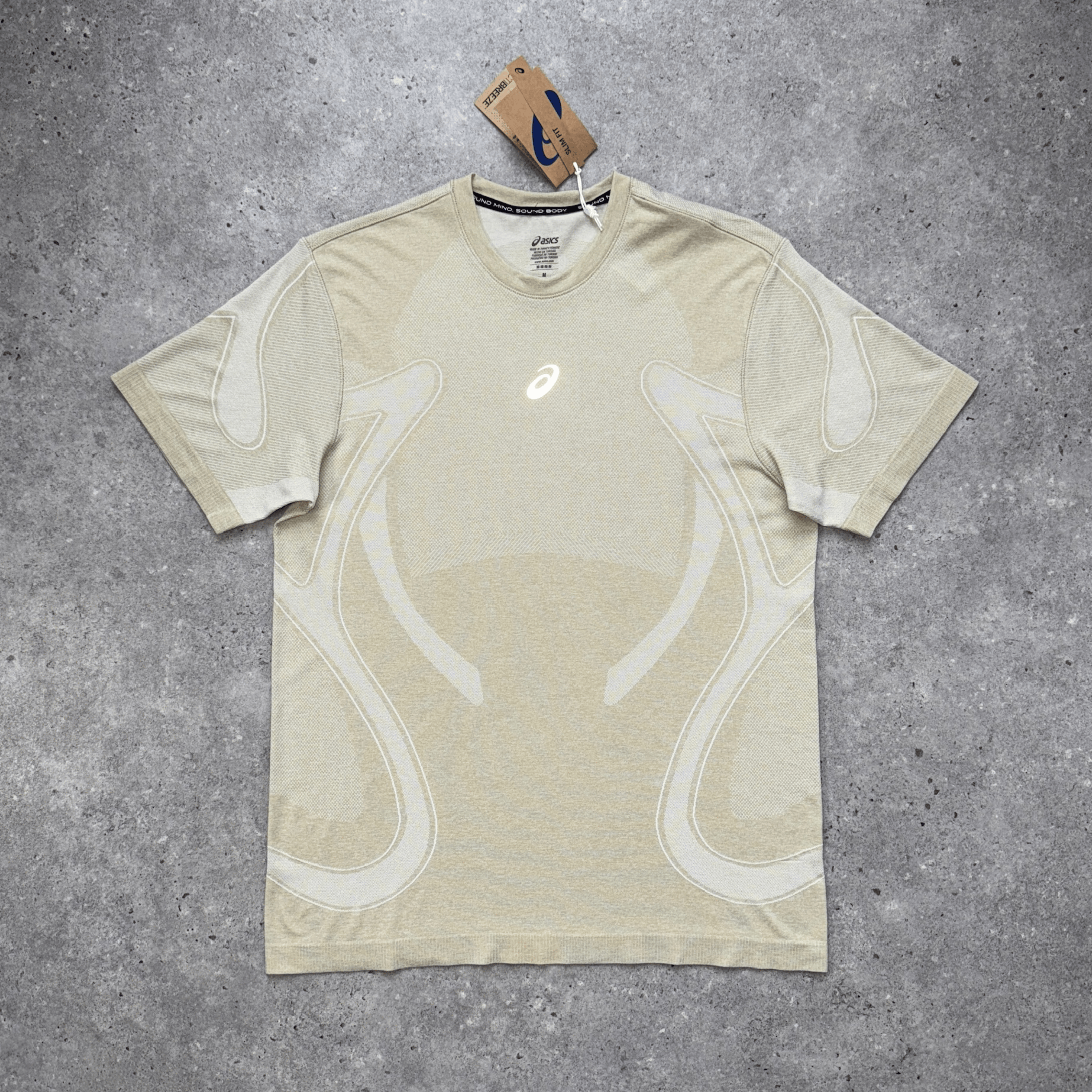 Asics seamless t-shirt 'cream'