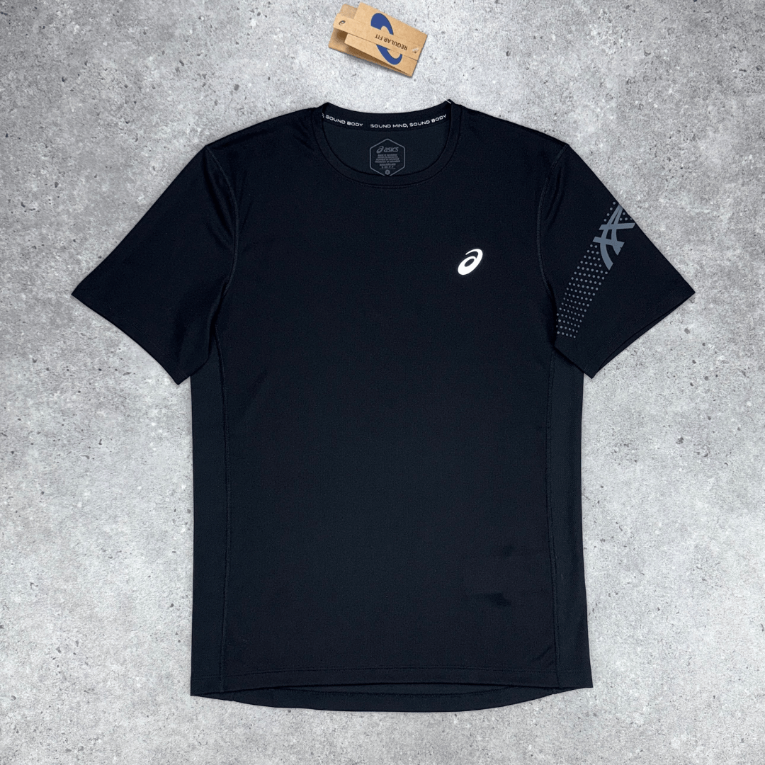 Asics icon t-shirt 'black/grey'