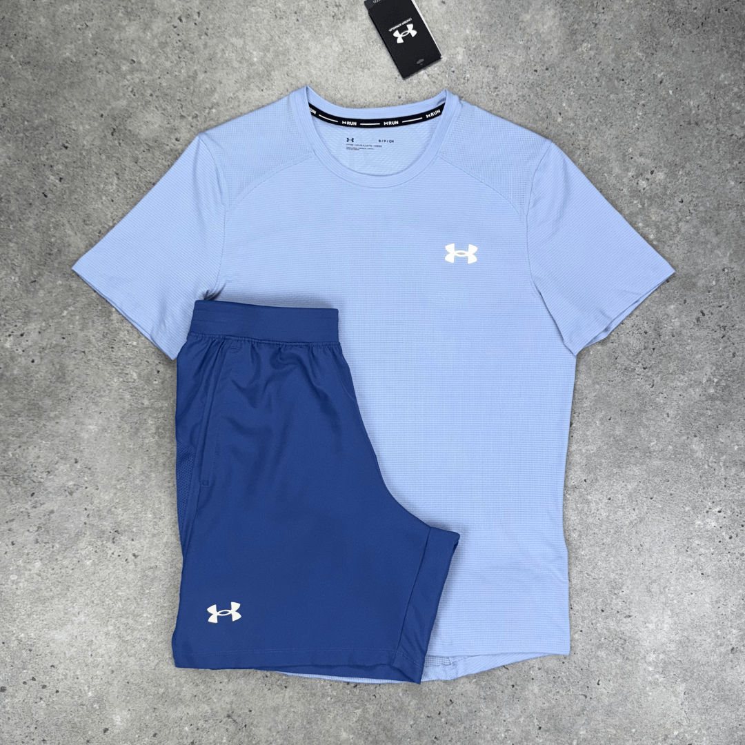 Under armour coolswitch printed t-shirt 'light blue'