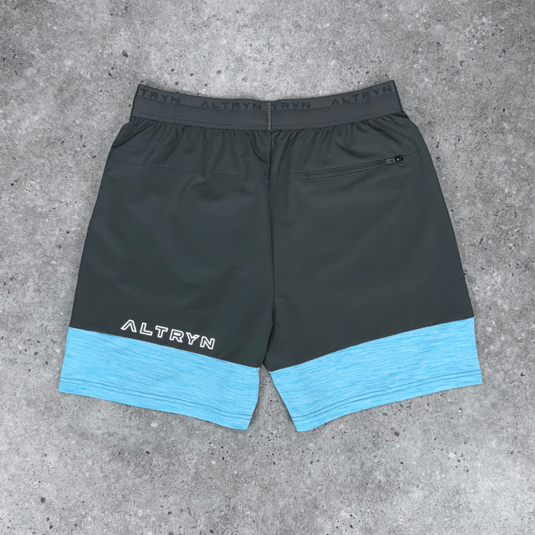 Altryn Landy Spacedye Shorts 'Lagoon Blue/Grey'