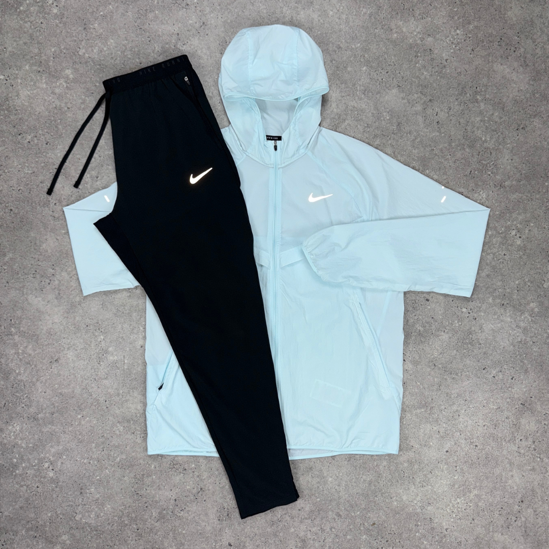 Nike repel stride tracksuit set 'glacier blue/black'