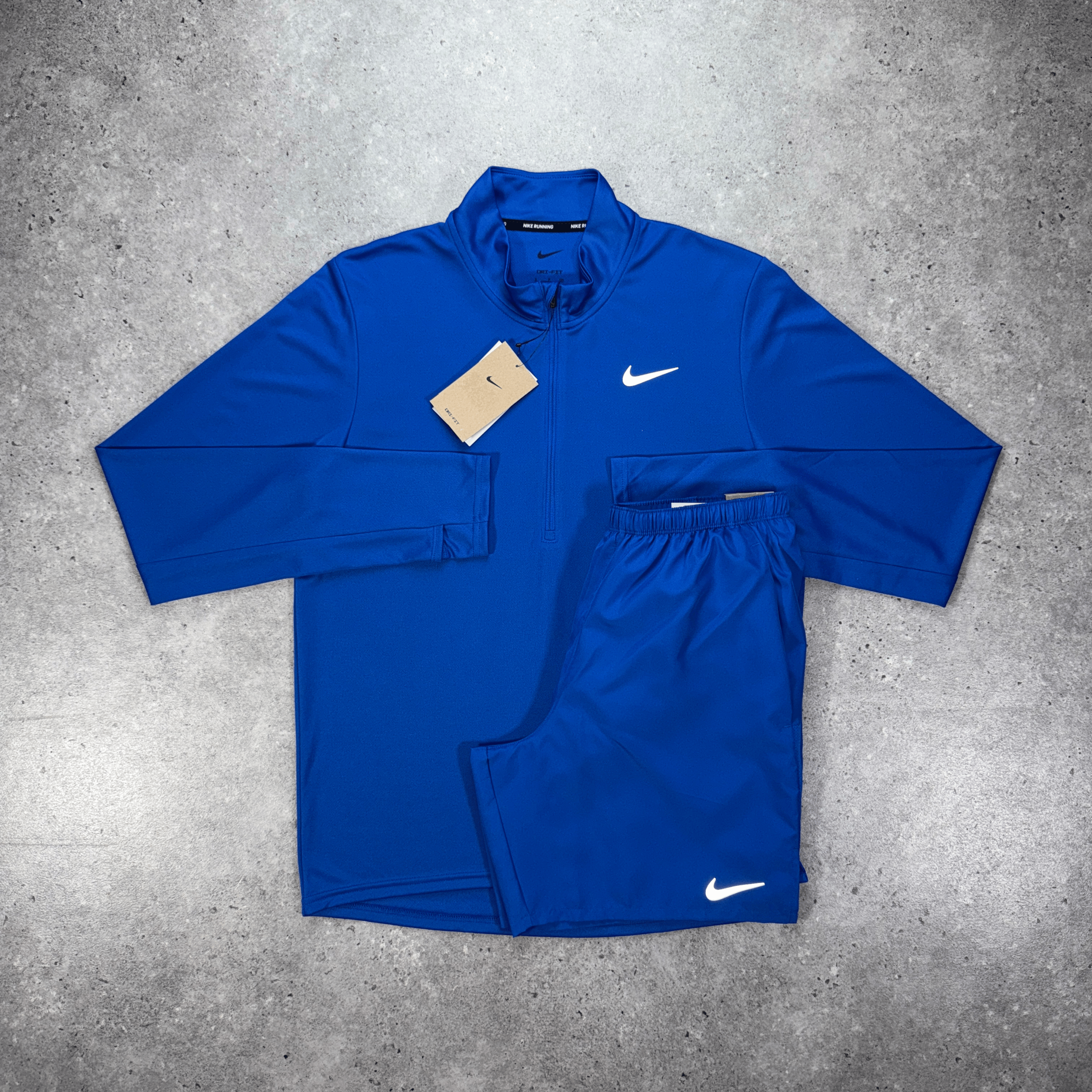 Nike pacer 1/4 zip set 'royal blue'