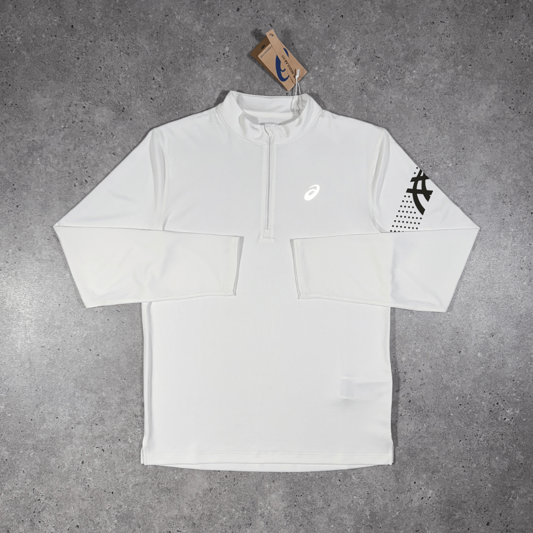 Asics icon 1/4 zip 'beige'