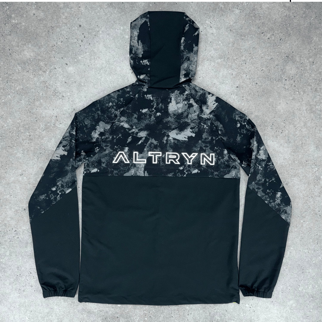 Altryn Brush Print Jacket set 'Steel/Black'