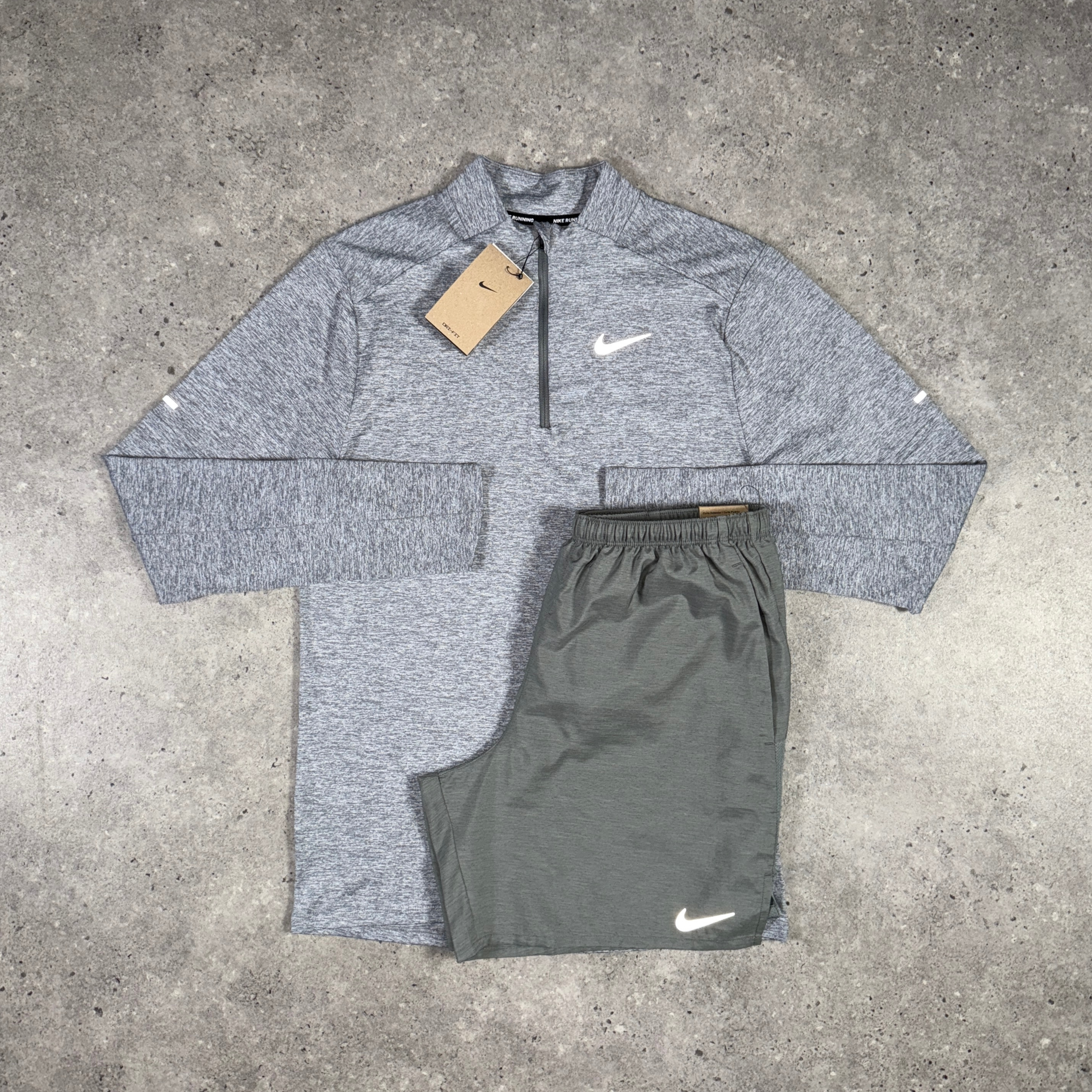 Nike 1/4 zip tri-set 'grey'