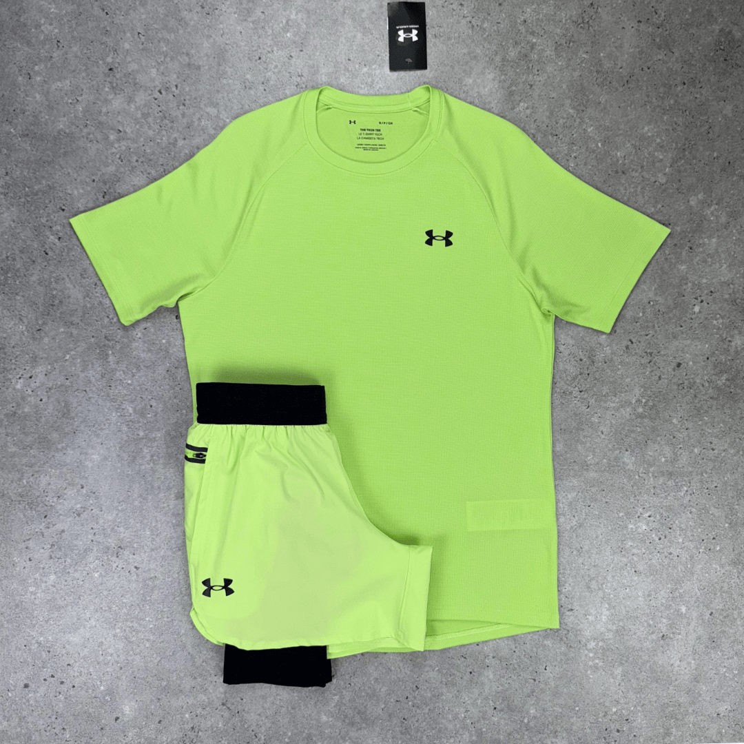 Under armour vanish 2in1 shorts 'lime'