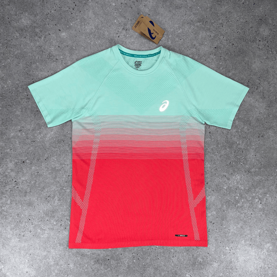 Asics seamless performance set 'coral/black'