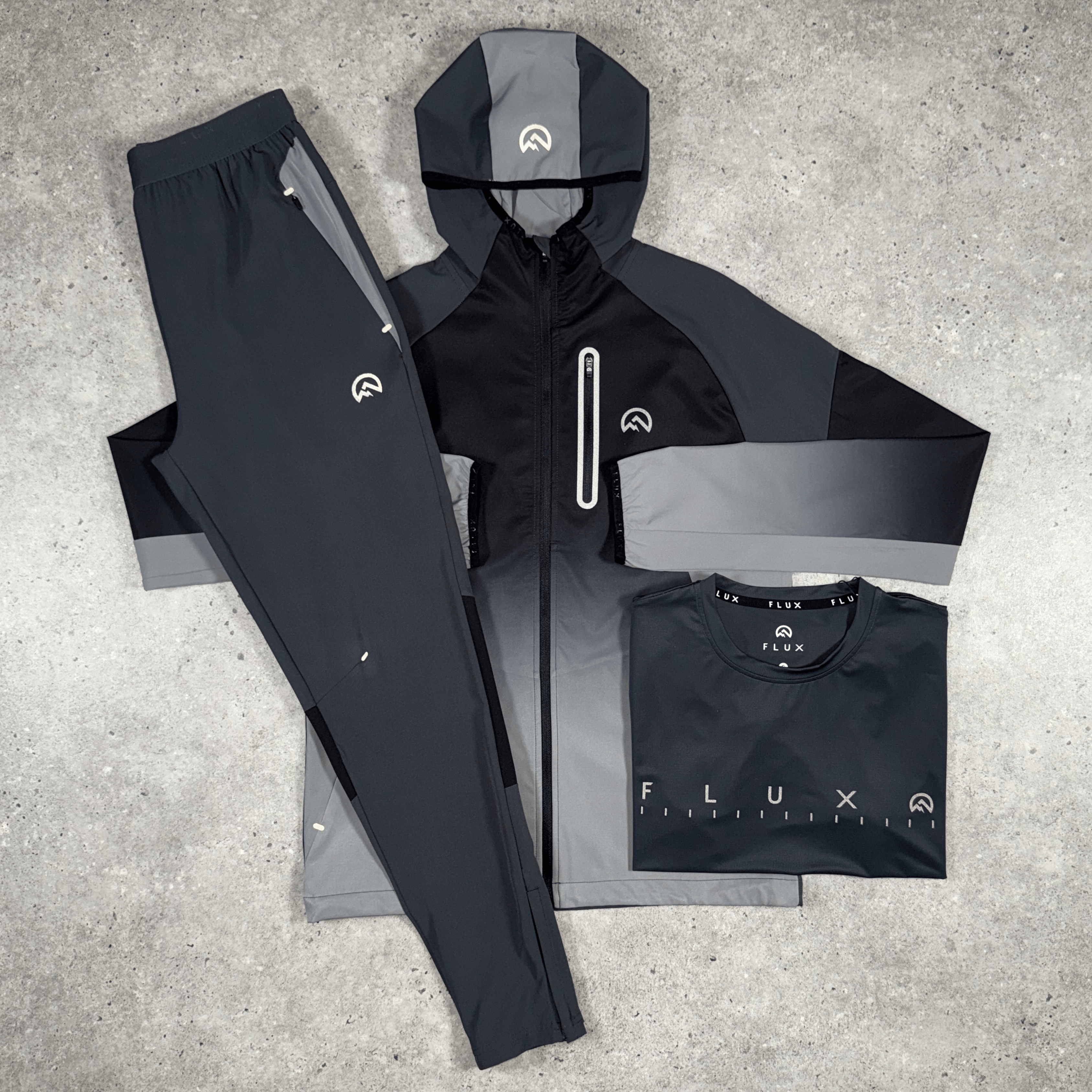Flux gradient tracksuit set 'slate/aluminium/midnight'