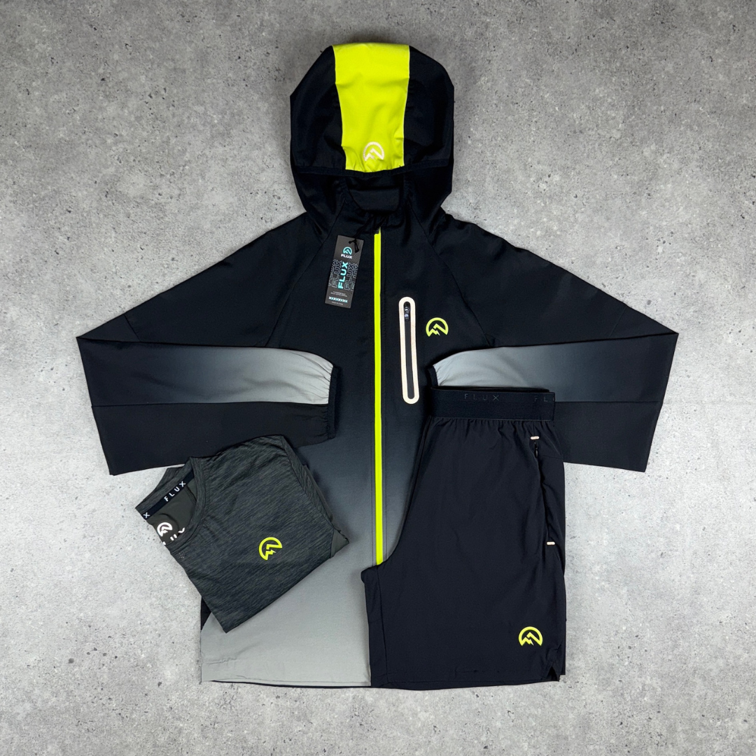 Flux gradient tri-set 'black/neon' SS25
