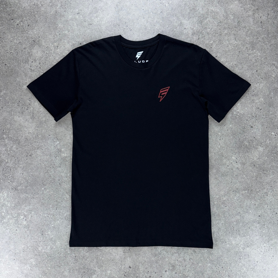 Elude MTN tee 'black/red'