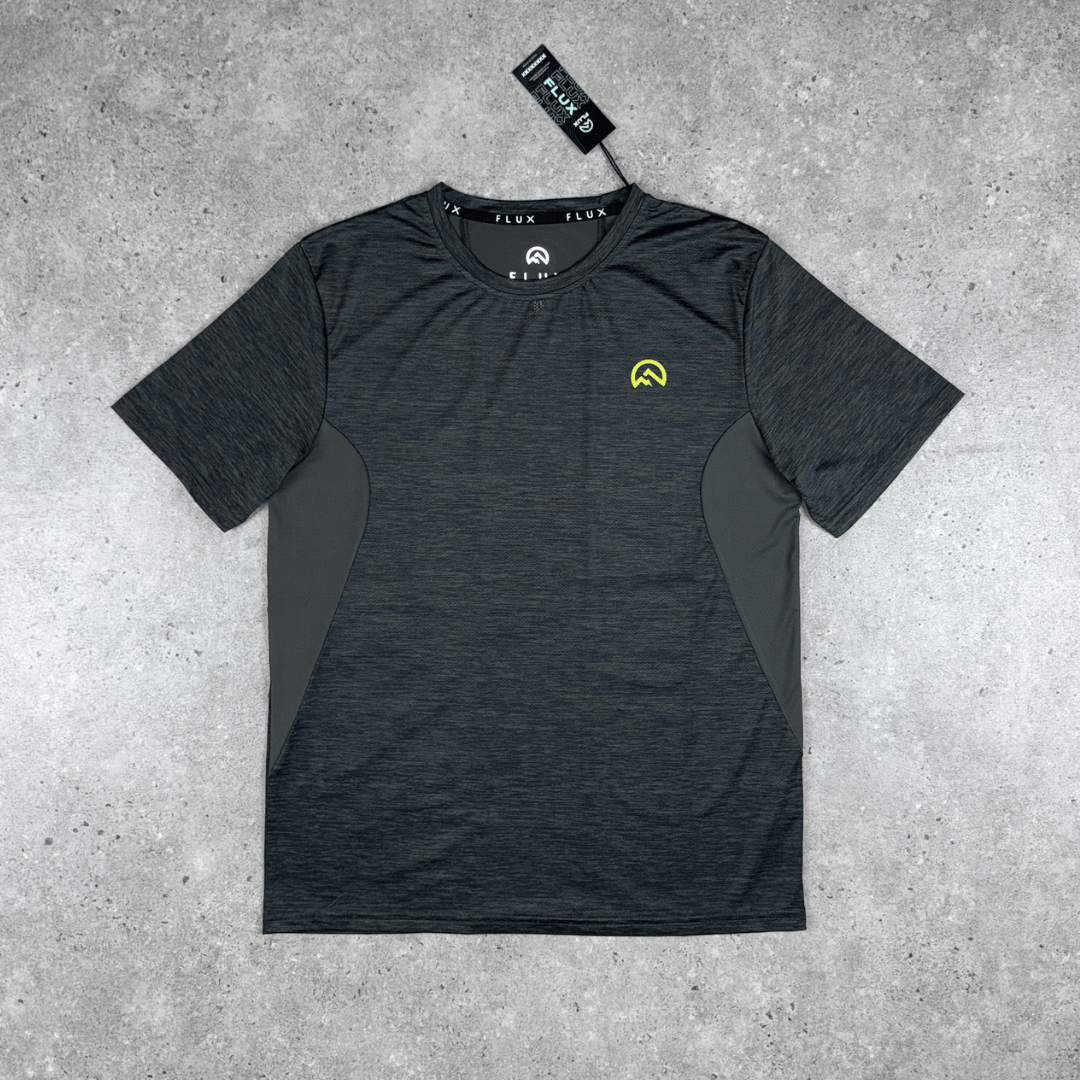 Flux contrast t-shirt 'black/neon' SS25