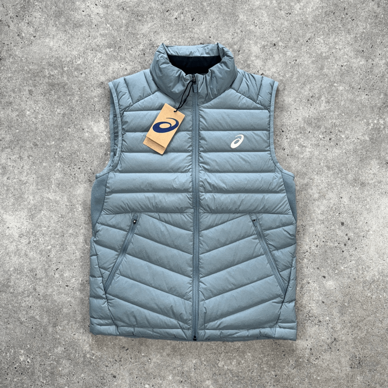 Asics gilet 'fjord grey'