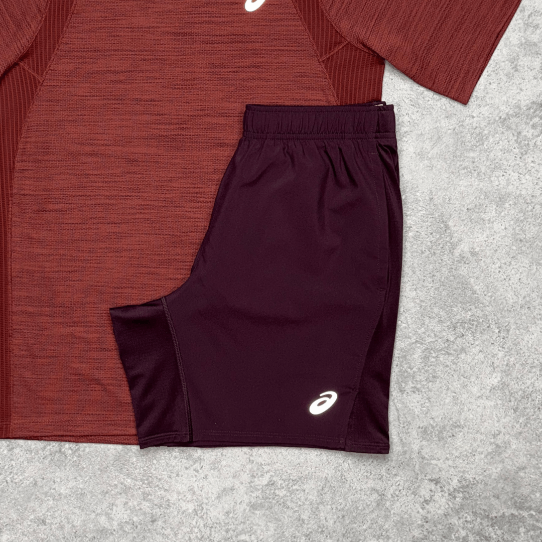 Men's ASICS Core 18cm Shorts 'Dark Currant'