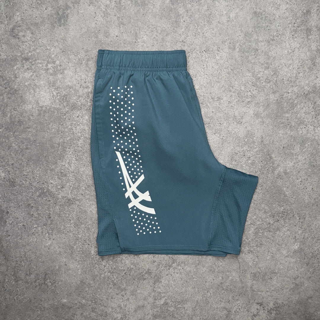 Men's ASICS Icon 18cm Shorts 'Foggy Teal'