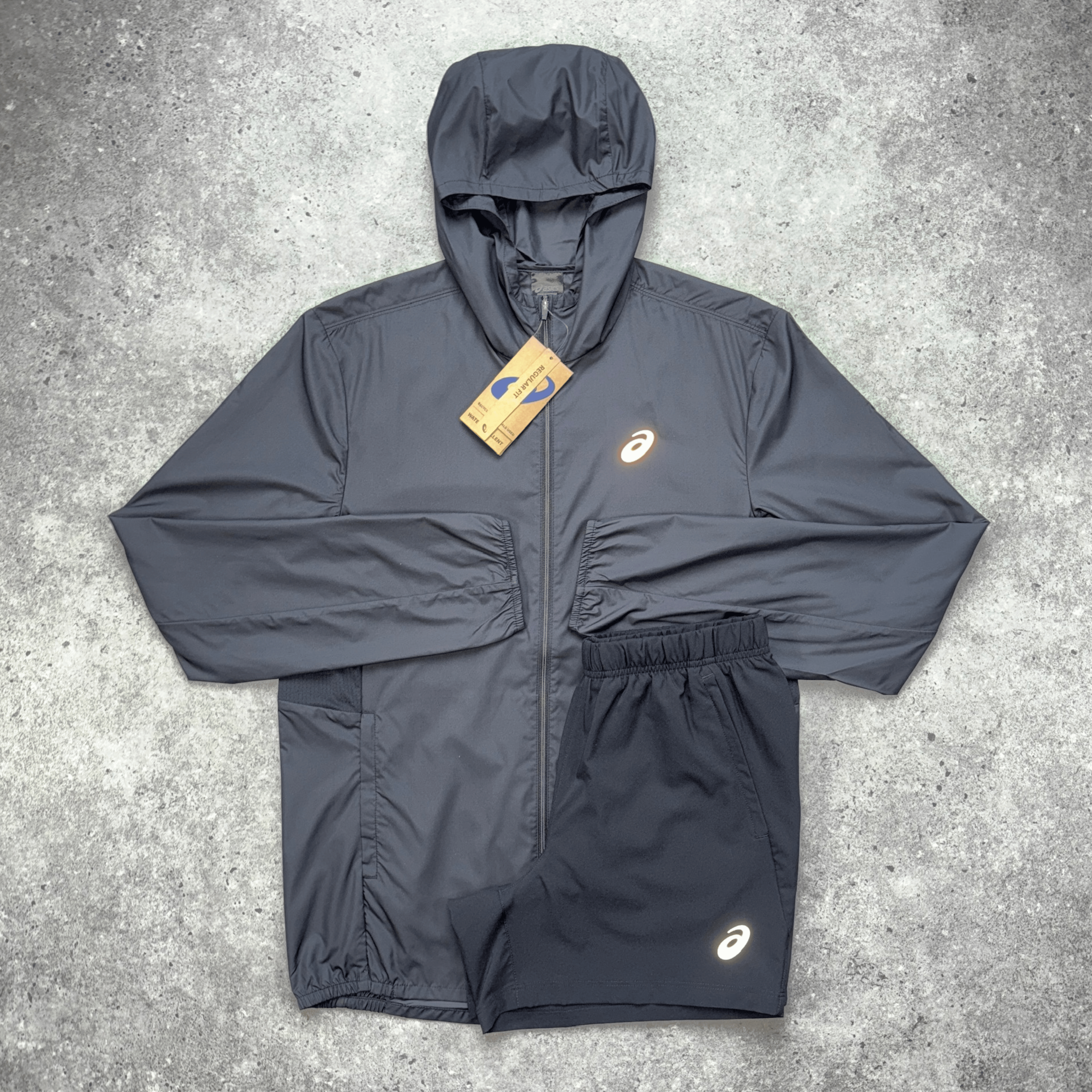 Asics silver jacket set 'black'