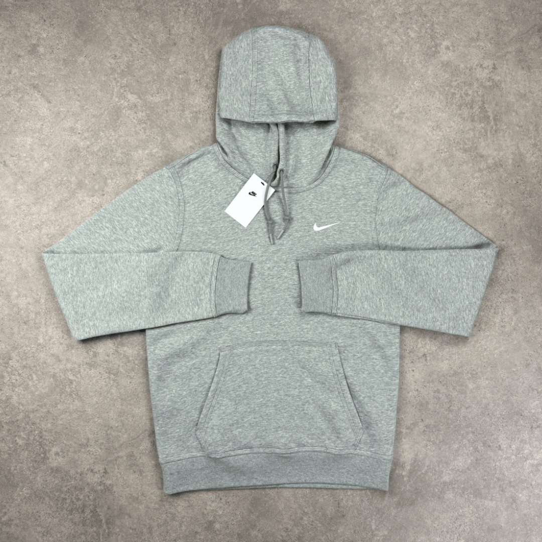 Nike club fleece hoodie 'grey'