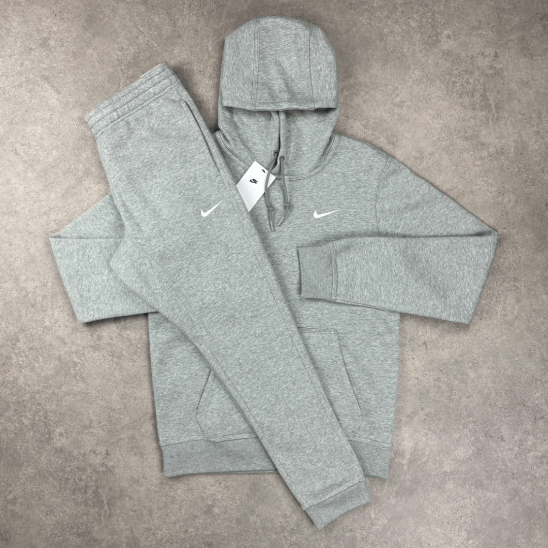 Nike club fleece tracksuit 'grey' set
