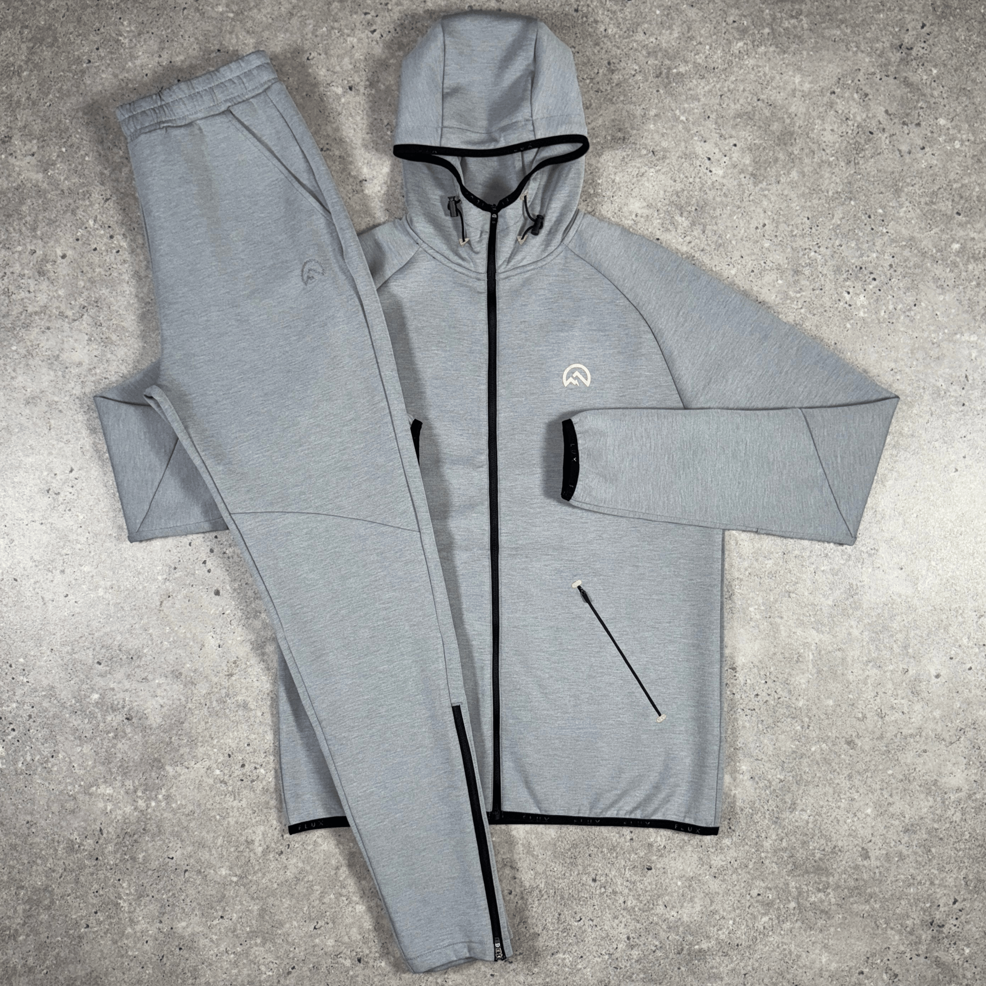 Flux velar jacket tracksuit set 'grey'