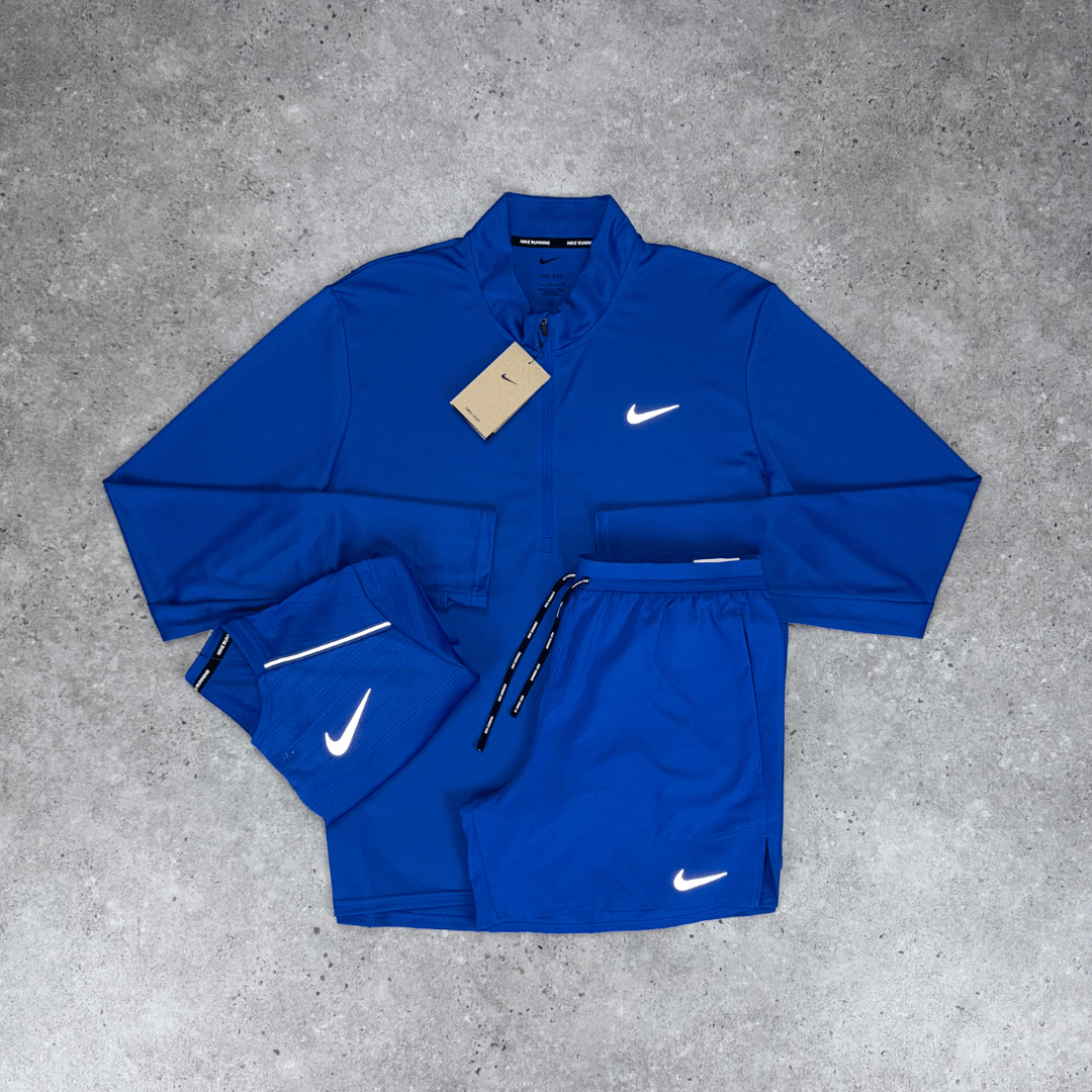 Nike 1/4 zip pacer running top 'royal blue'