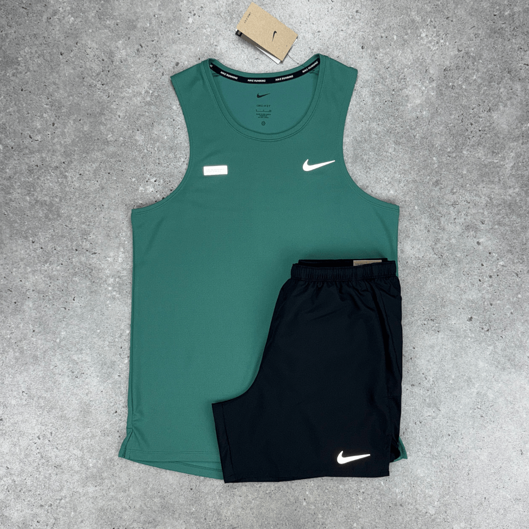 Nike flash vest short set 'teal'