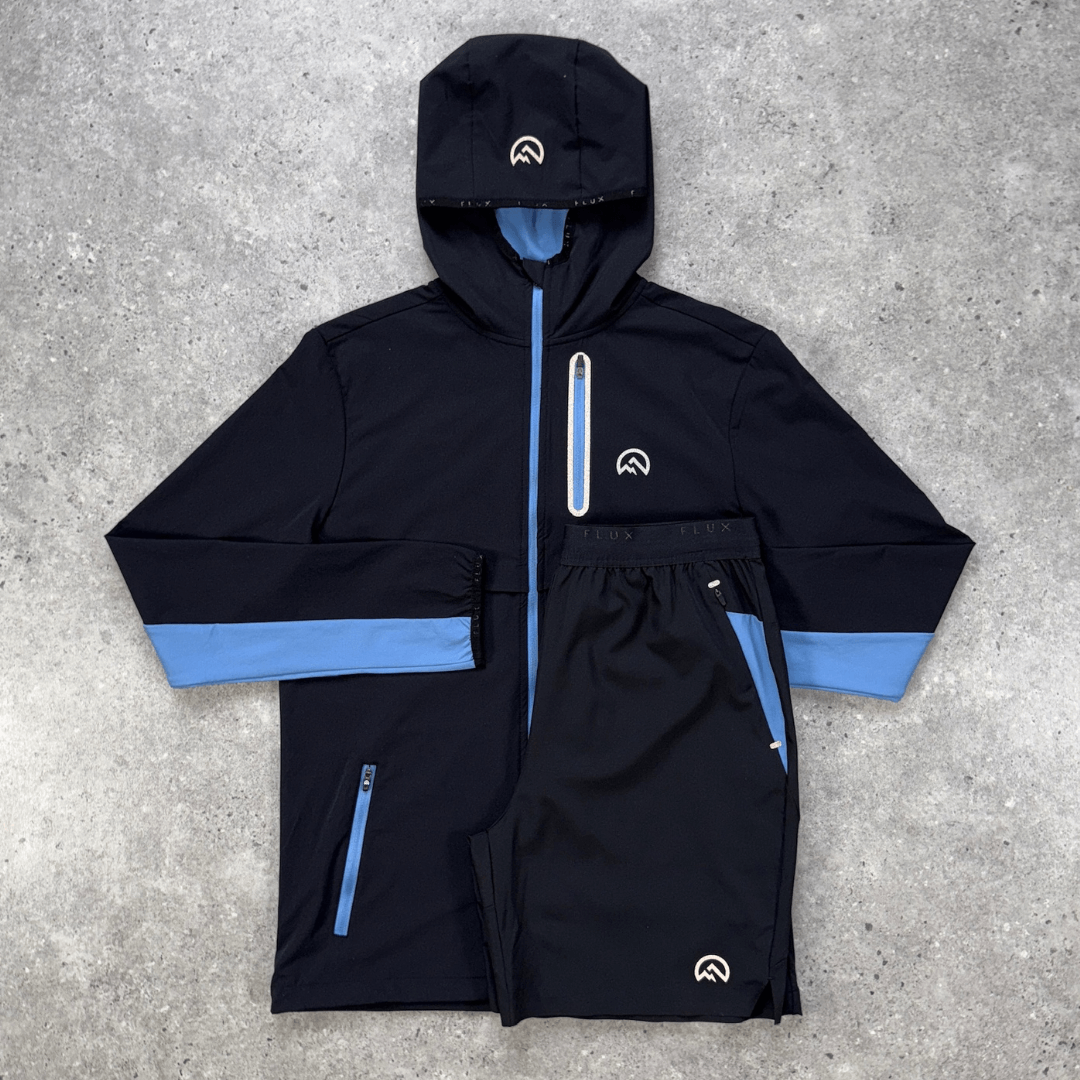 Flux versatility tracksuit set 'black/airforce'
