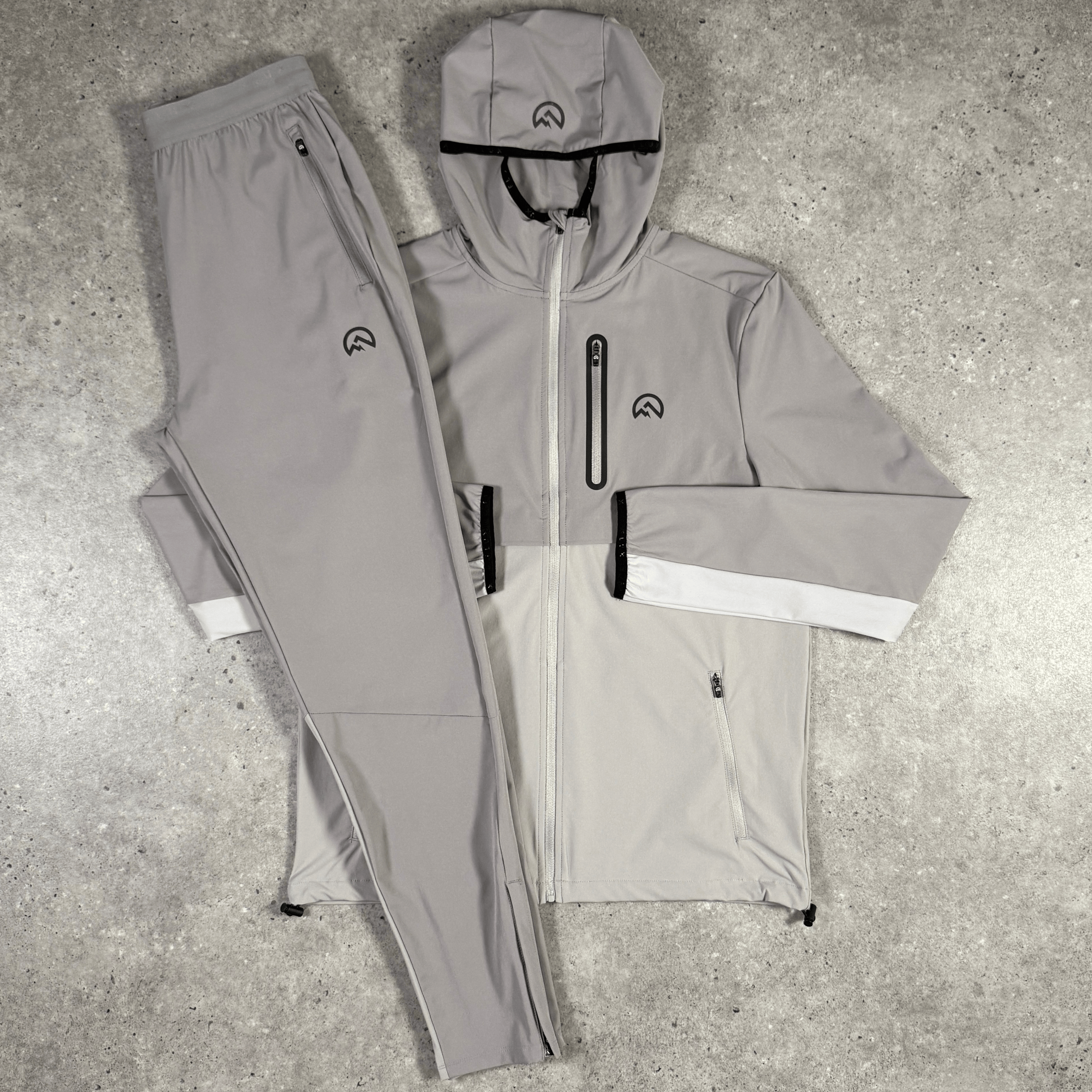 Flux versatility tracksuit tri-set 'dark concrete'