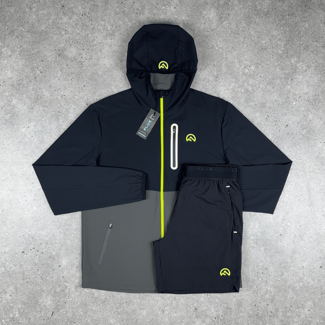 Flux Versatility Jacket 'Black/neon' SS25