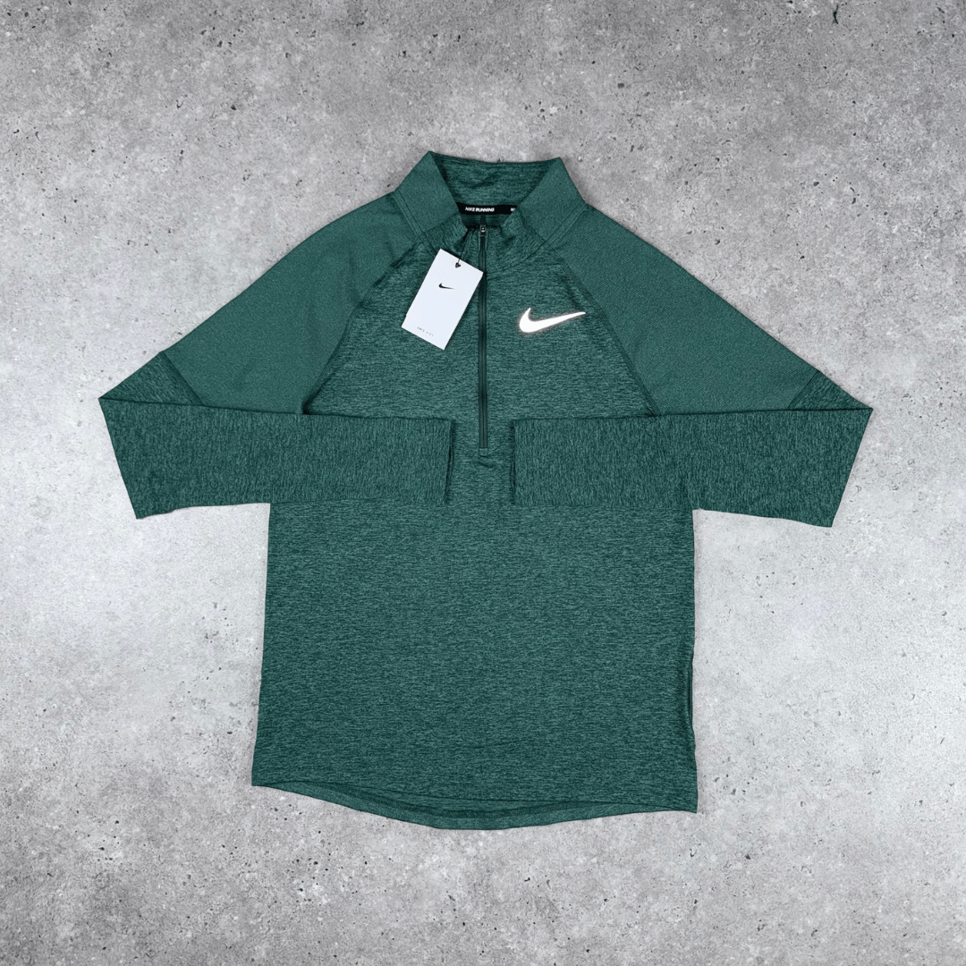 Nike 1/4 zip short set 'vintage green'