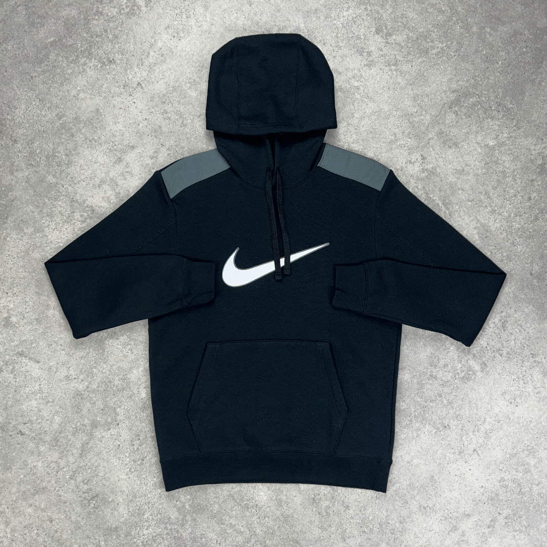 Nike NSW fleece tracksuit set 'black grey'